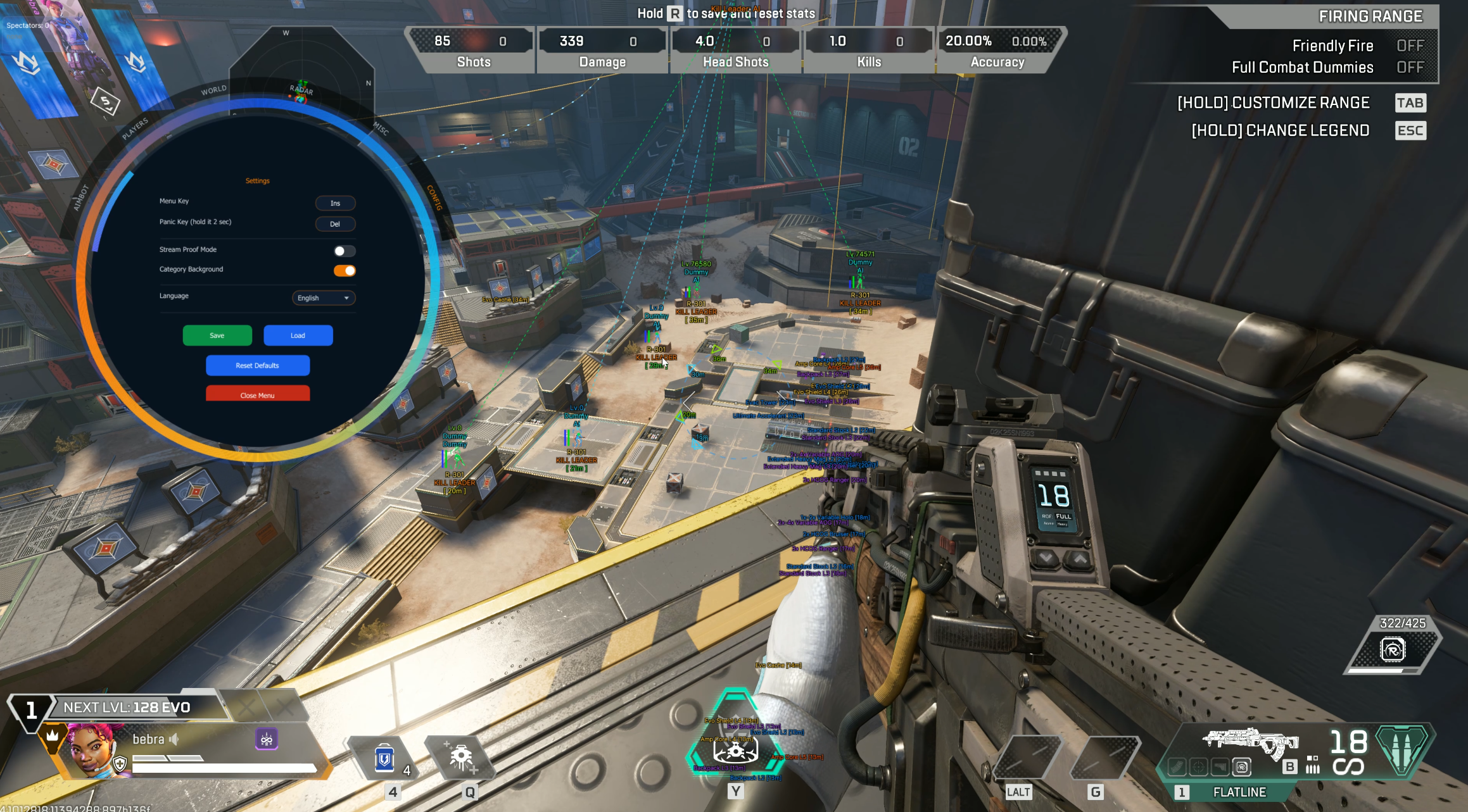 Apex Legends Vindy cheat preview — click play