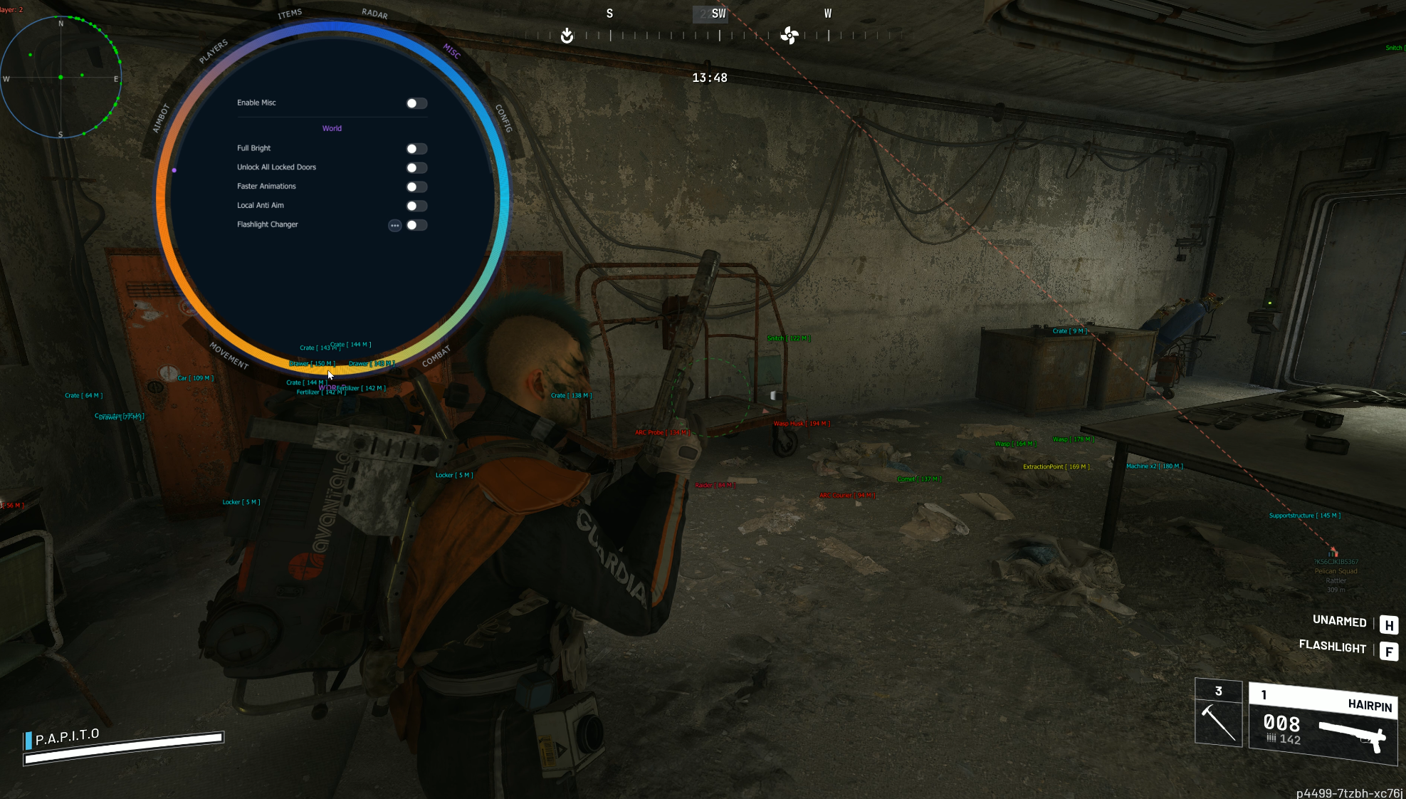 ARC Raiders misc world unlock doors flashlight Arc Riders Vindy