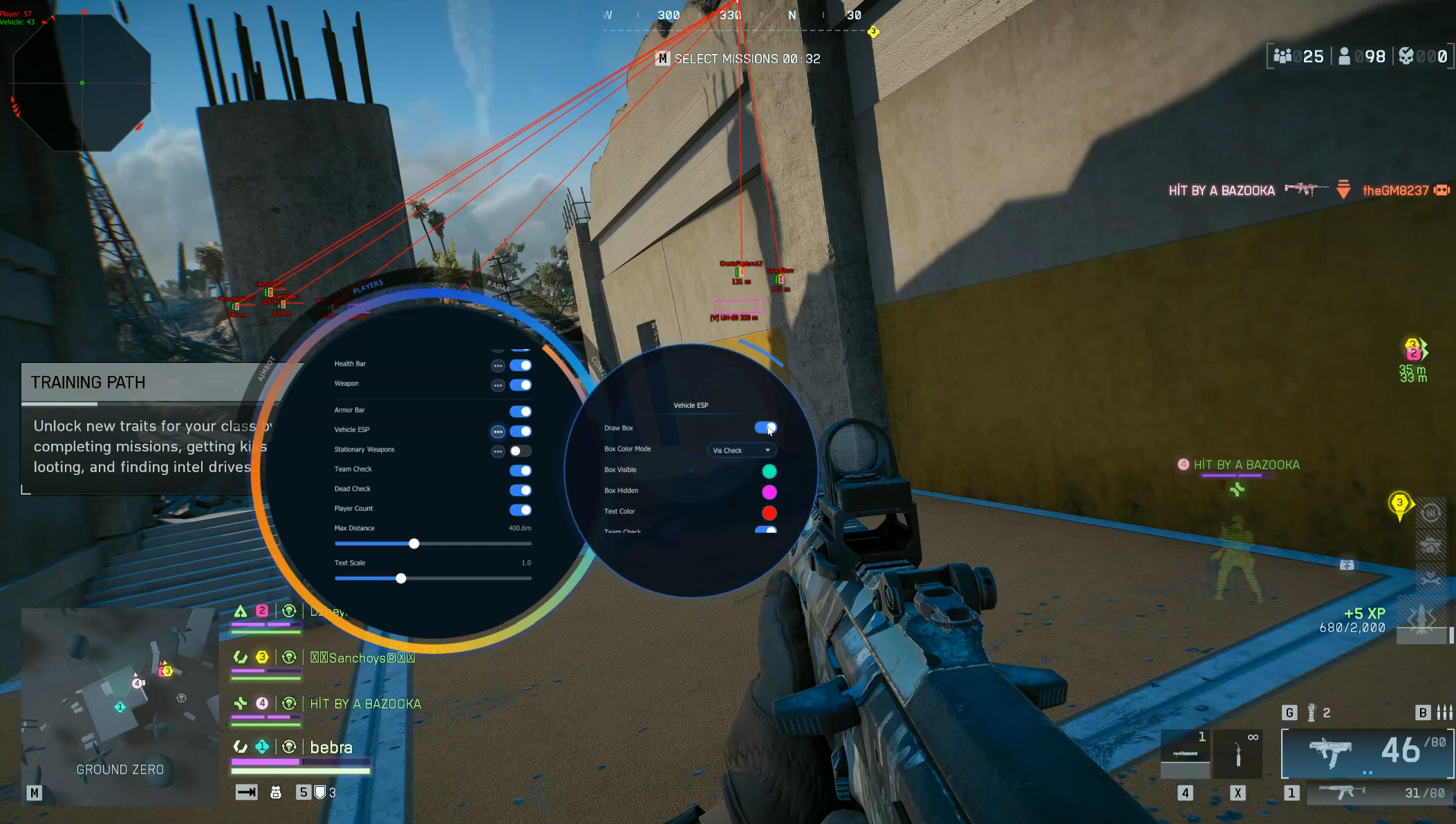 BF6 Battlefield 6 player ESP vehicle ESP health armor wallhack Vindy