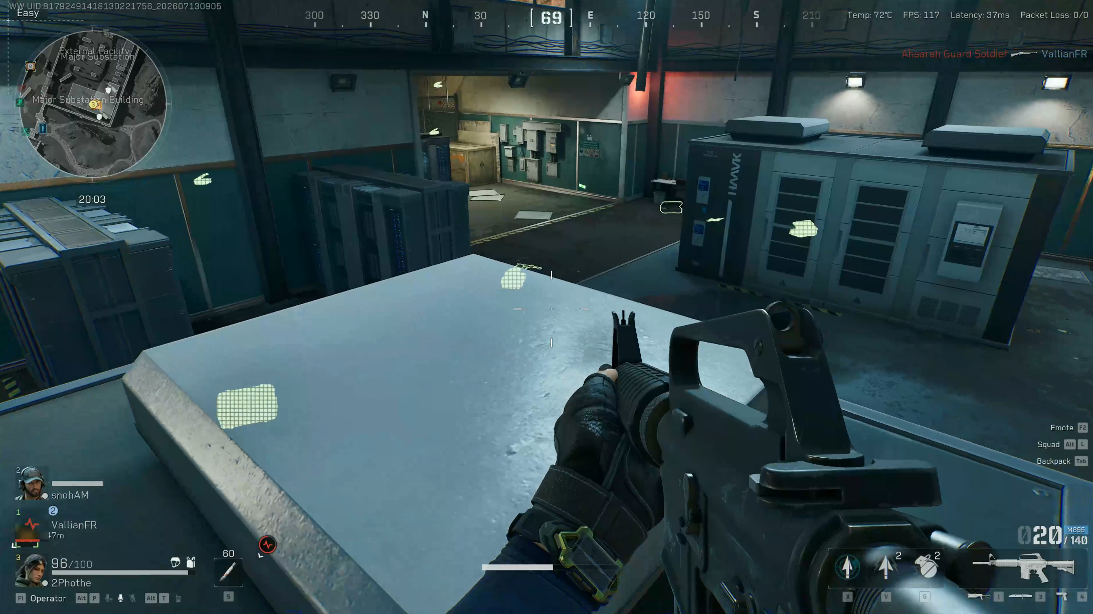 Delta Force loot item chams through walls