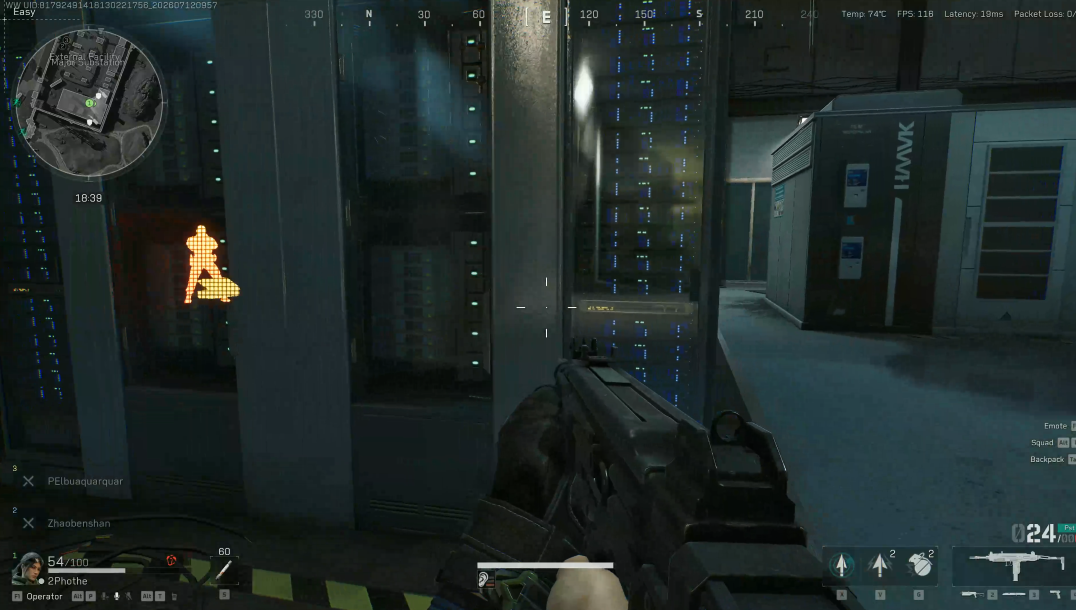 Delta Force player Custom Depth chams through walls