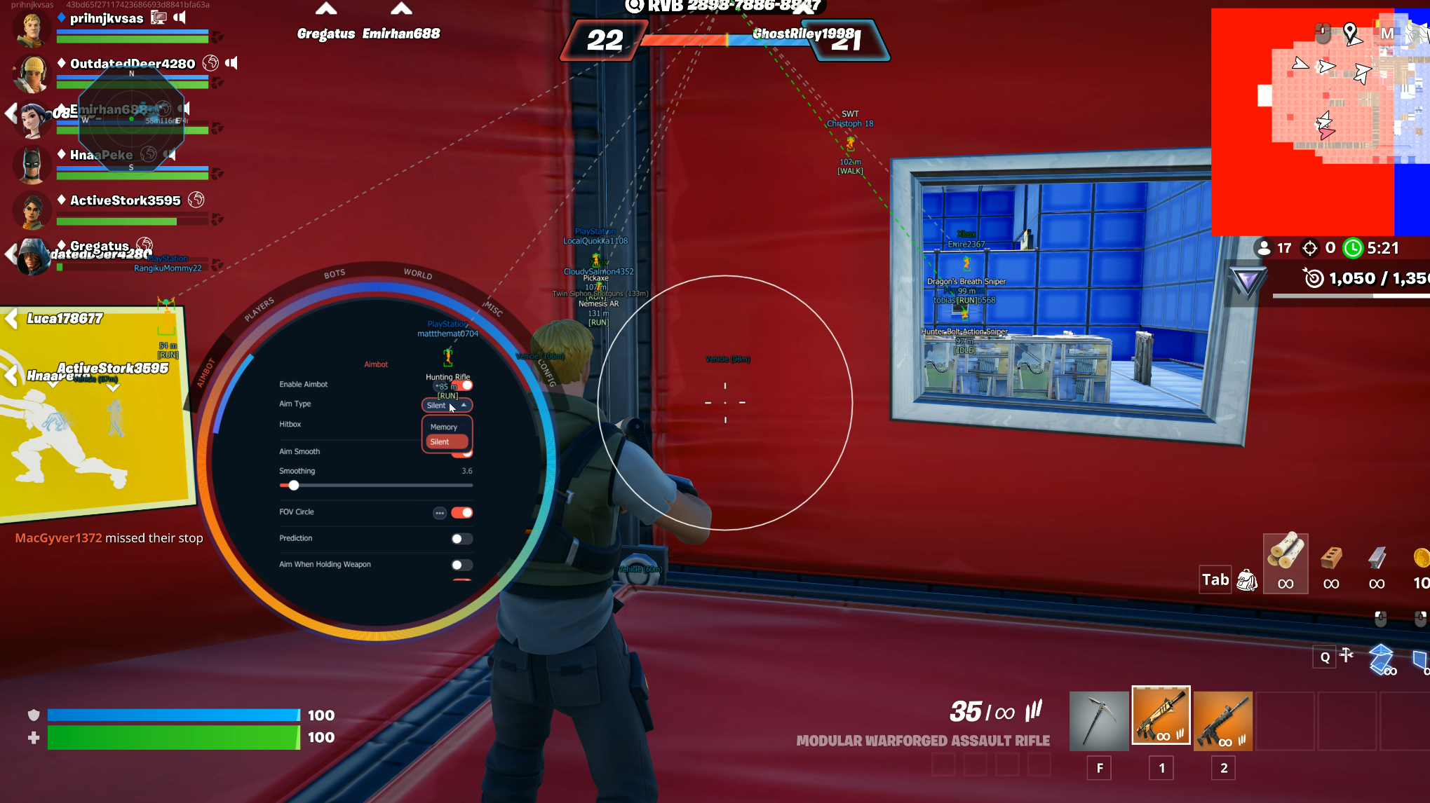 Fortnite Vindy cheat preview — click play
