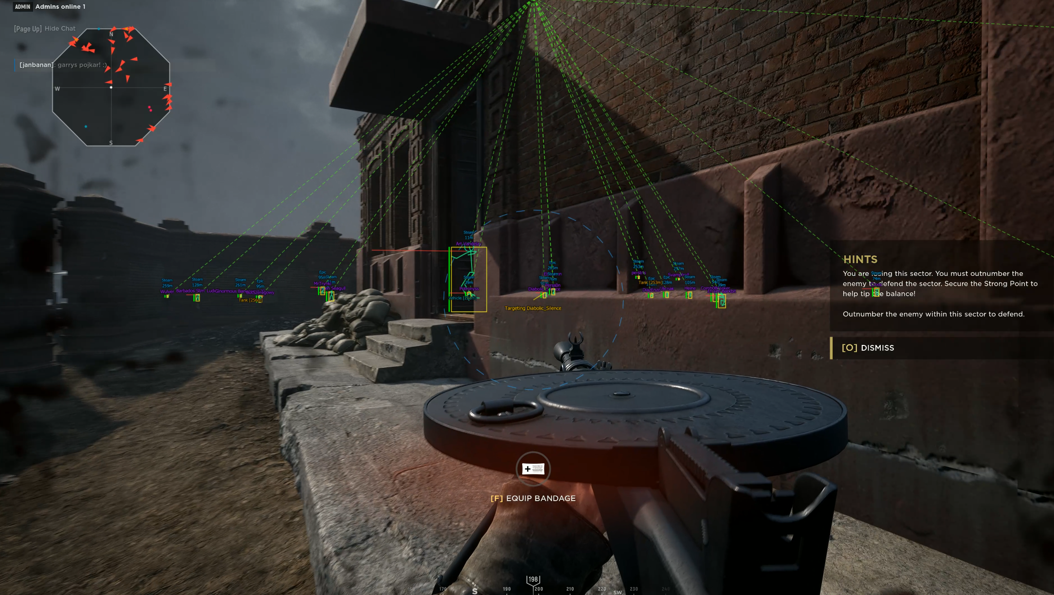 Hell Let Loose players ESP skeleton box uniform wallhack Vindy