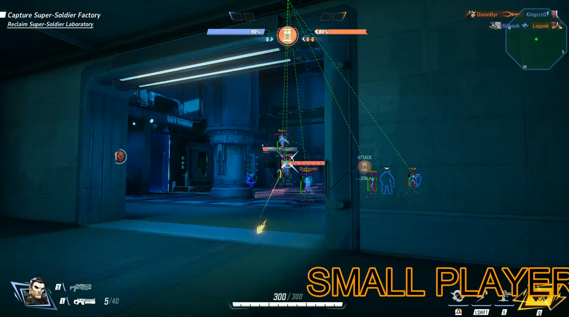 Marvel Rivals ESP small player hero labels distance ult tracking